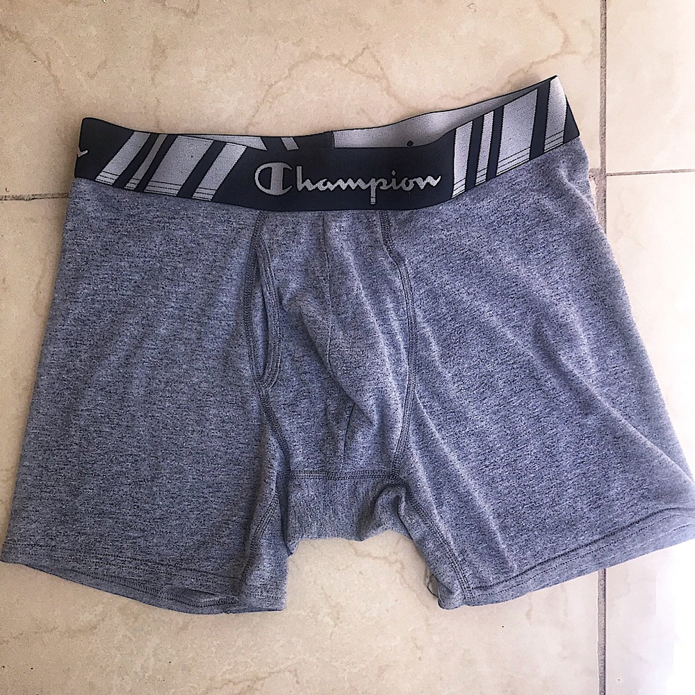 Champion Light Gray Boxer Brief